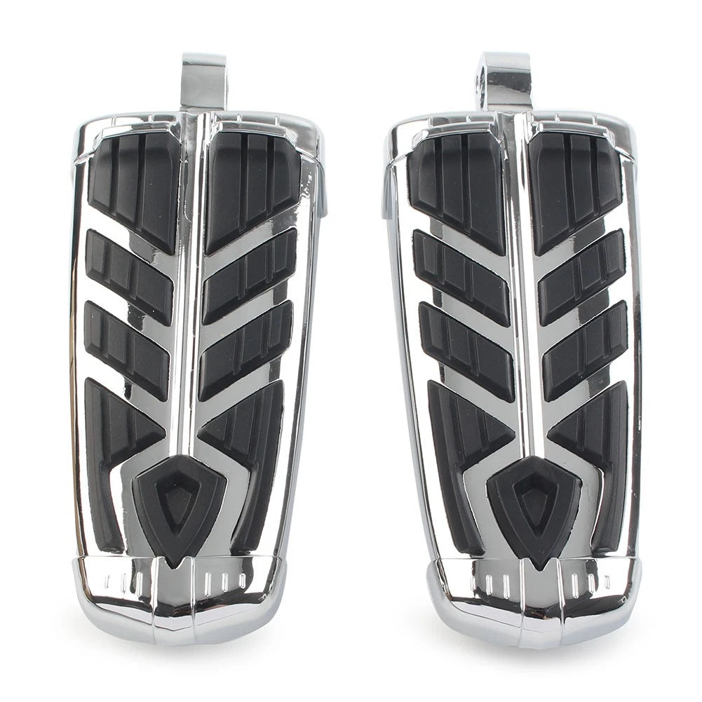 2X Male Mount-style Foot Pegs for Harley Davidson 10mm Chrome