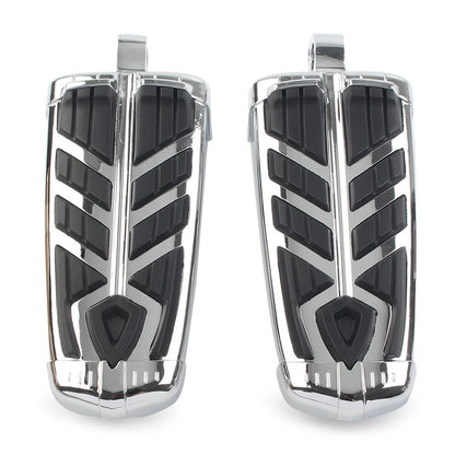 2X Male Mount-style Foot Pegs for Harley Davidson 10mm Chrome