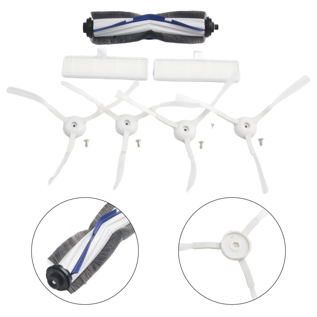 Roller Brush Side Brush Filter Kit for R740003 Vacuum