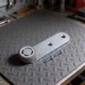 Sagging Door Support Wheel with Galvanized Steel and Rubber Wheel