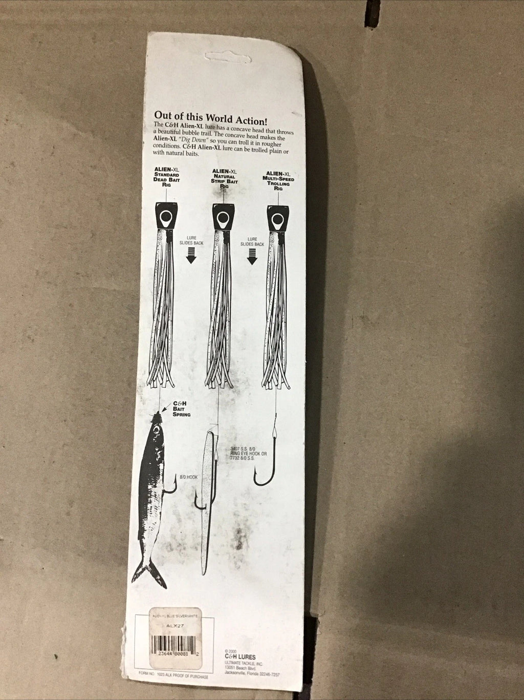 C&H Alien-Xl 10-1/2" Blue/Silver/White for (ALX-27)