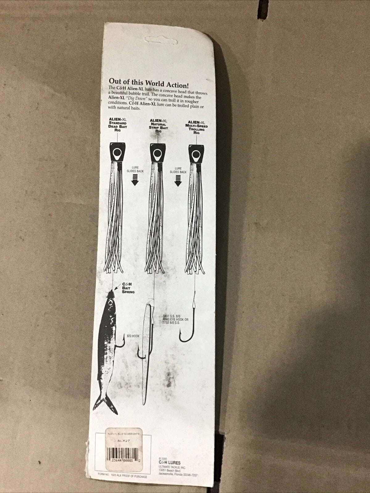 C&H Alien-Xl 10-1/2" Blue/Silver/White for (ALX-27)