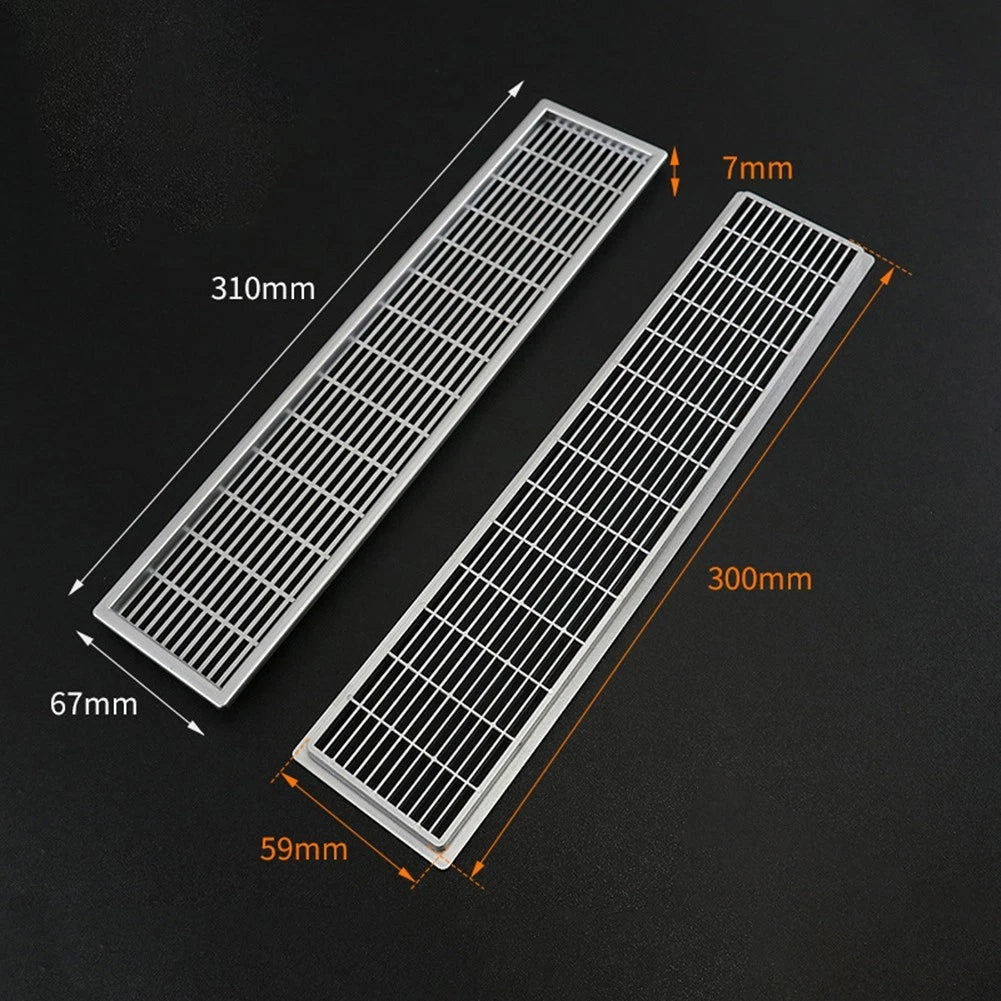 Air Vent Grille for Wardrobe (Rectangular ABS Exhaust Mesh)