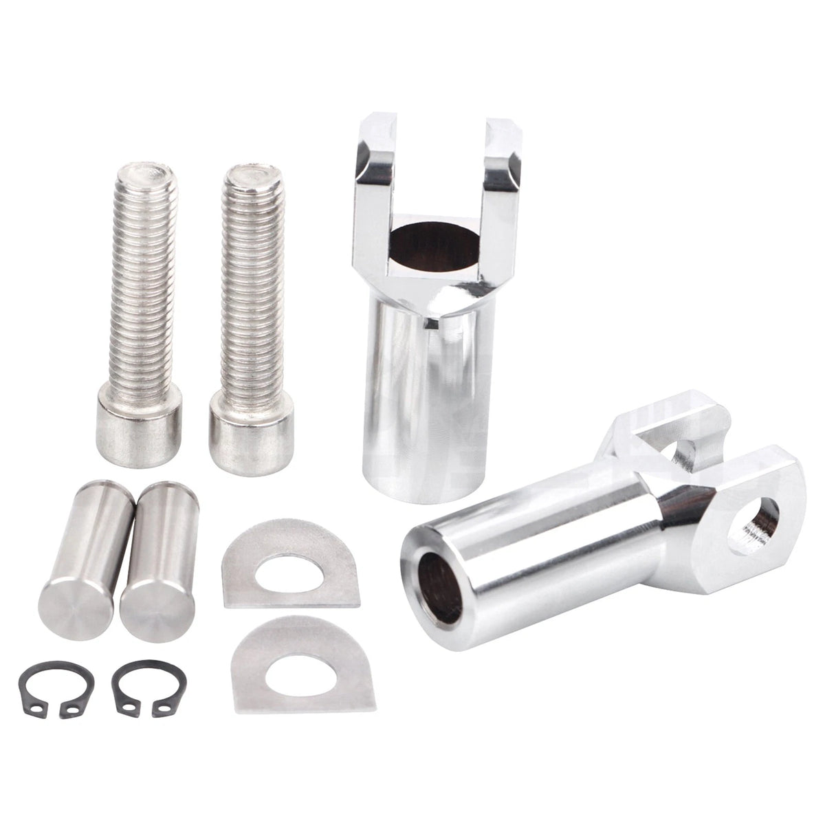 Set of 2 Foot Peg Support Mounts for Harley Davidson Softail (2000–2006)
