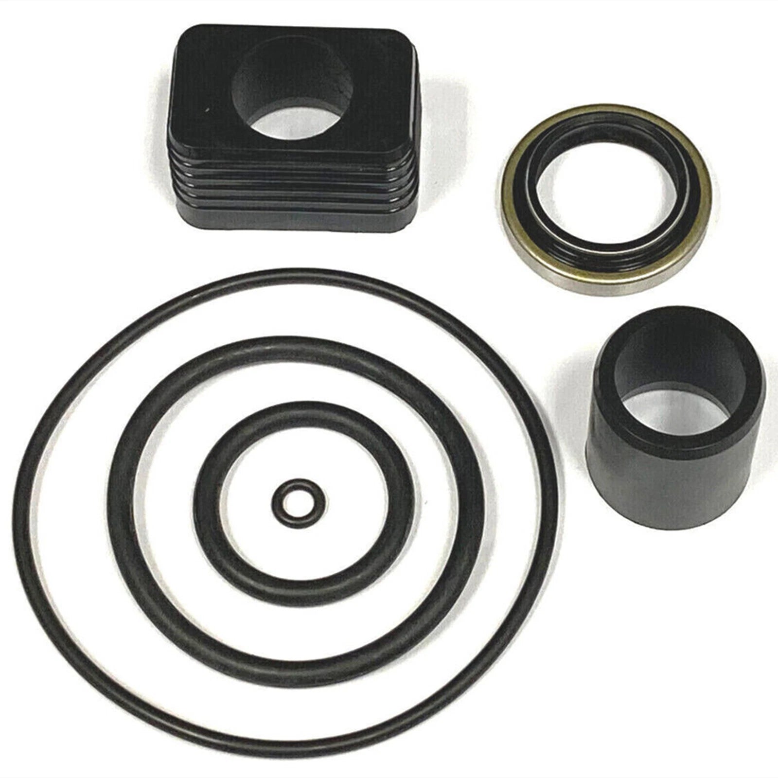 Lower Unit Gearcase Seal Kit for OMC Volvo Penta Cobra SX (Replaces 3855275)