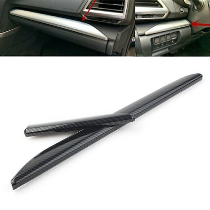 2X ABS Car Console Dashboard Strip Trim for Subaru Forester (2019–2024)