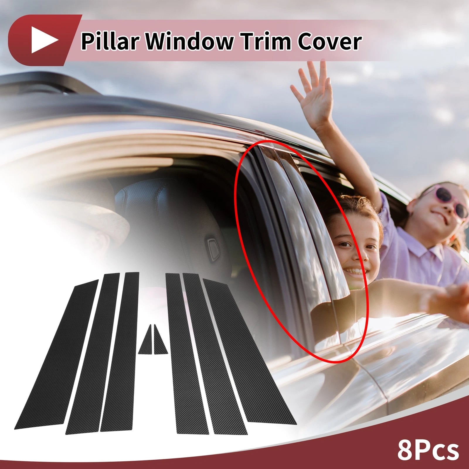 Door Pillar Window Trim Replacement for Chevrolet Impala (1994–1996)