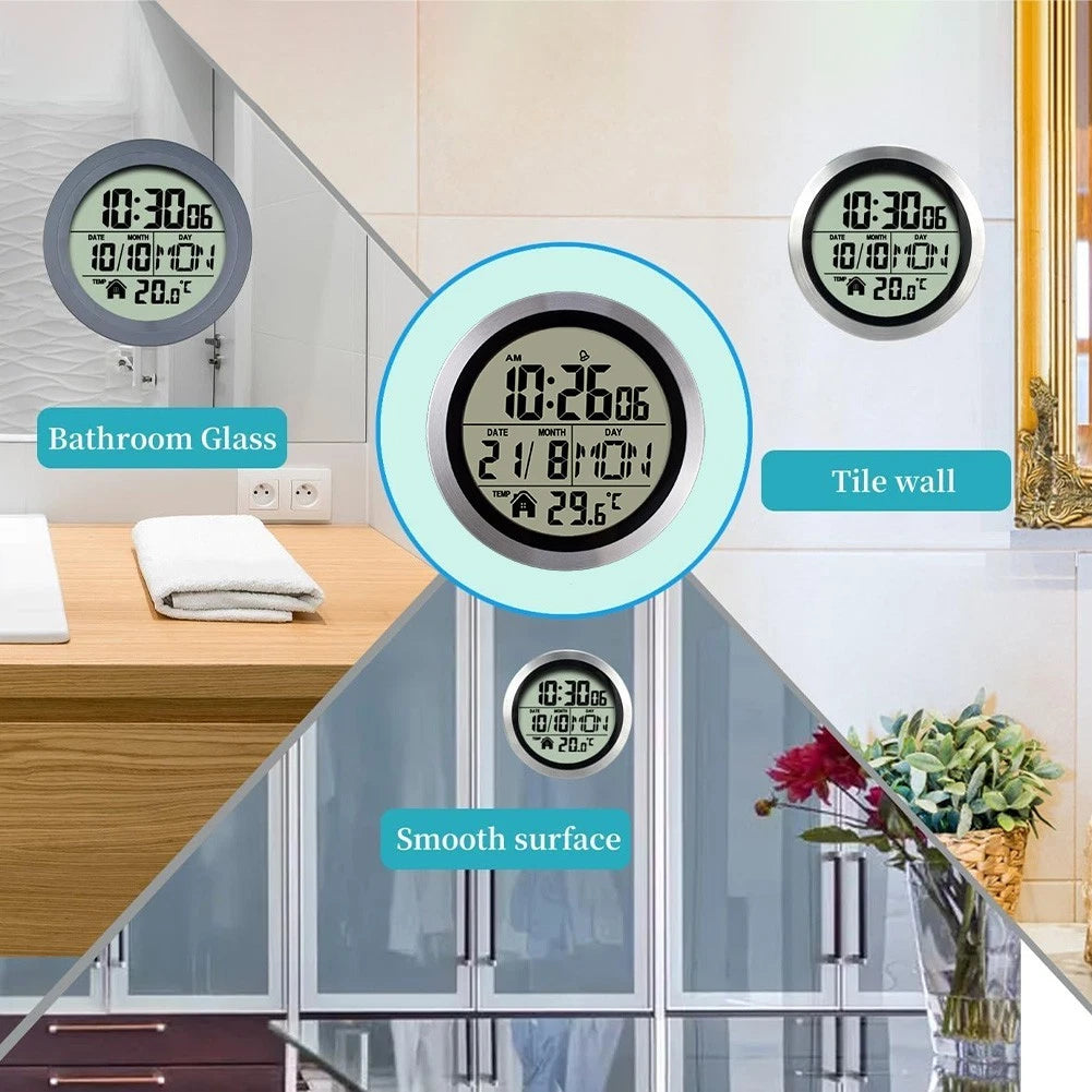Digital Wall Clock with LED Display for Home