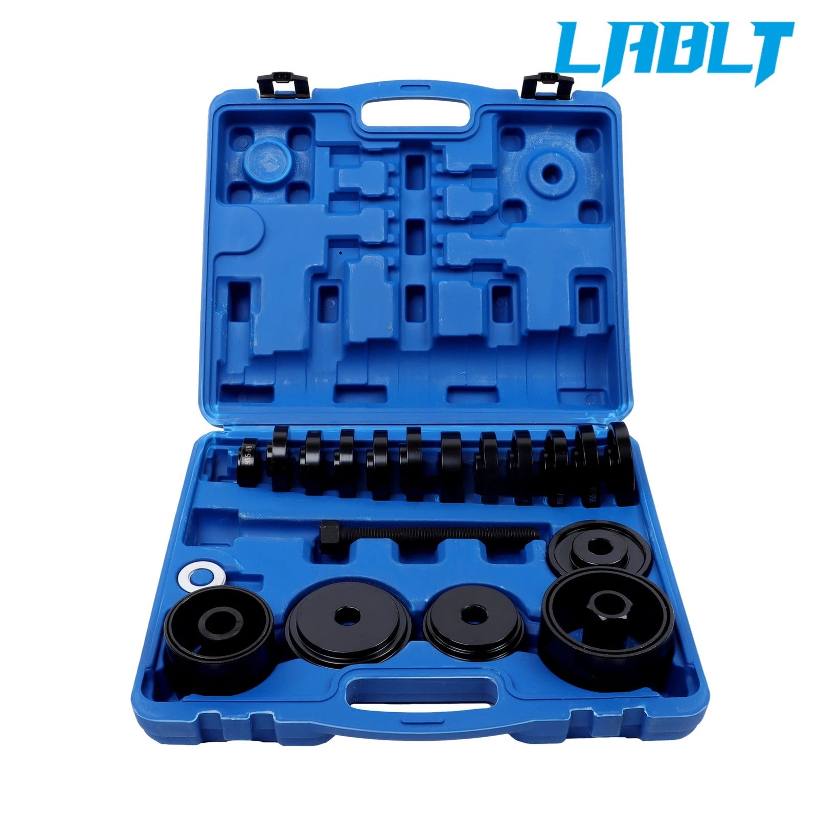 25-Piece Front Wheel Drive Bearing Puller Kit for Various Makes Models