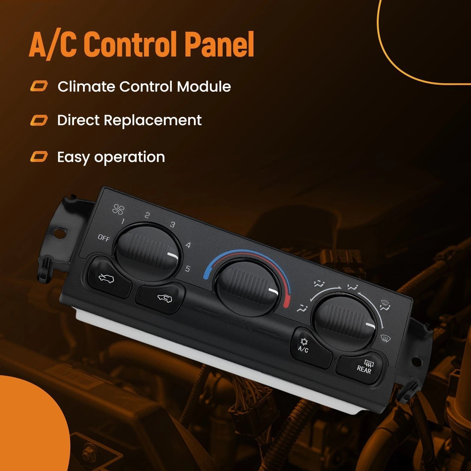 A/C Control Module for Chevrolet Silverado 1500 (1999–2002) 15054697