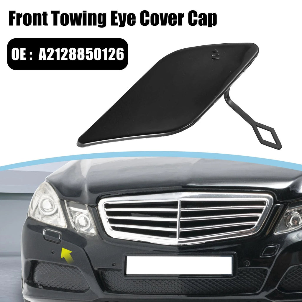 Tow Hook Cover Front Bumper Replacement for Mercedes-Benz E350 (2010–2013)