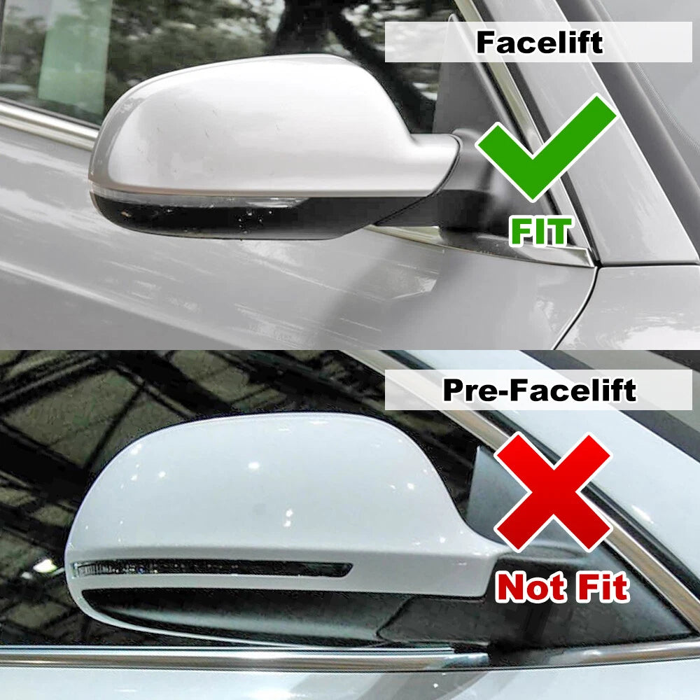 2X LED Side Wing Mirror Turn Signal Light for Audi A3 A4 S4 A5 S5