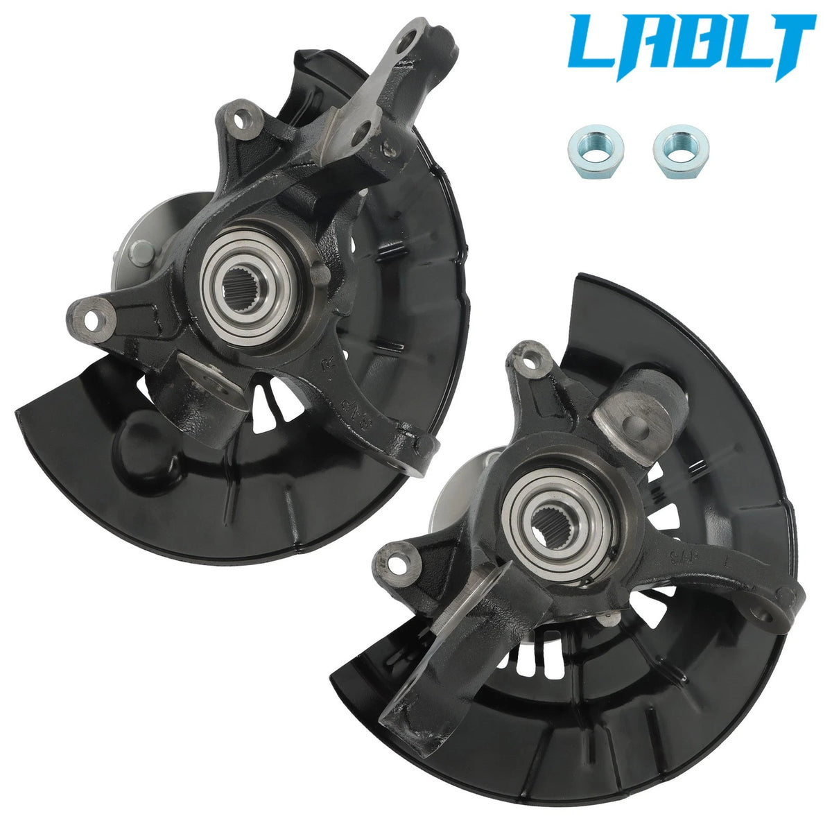 Pair Front Steering Knuckle & Wheel Hub Bearing for Toyota Camry (2007–2009)