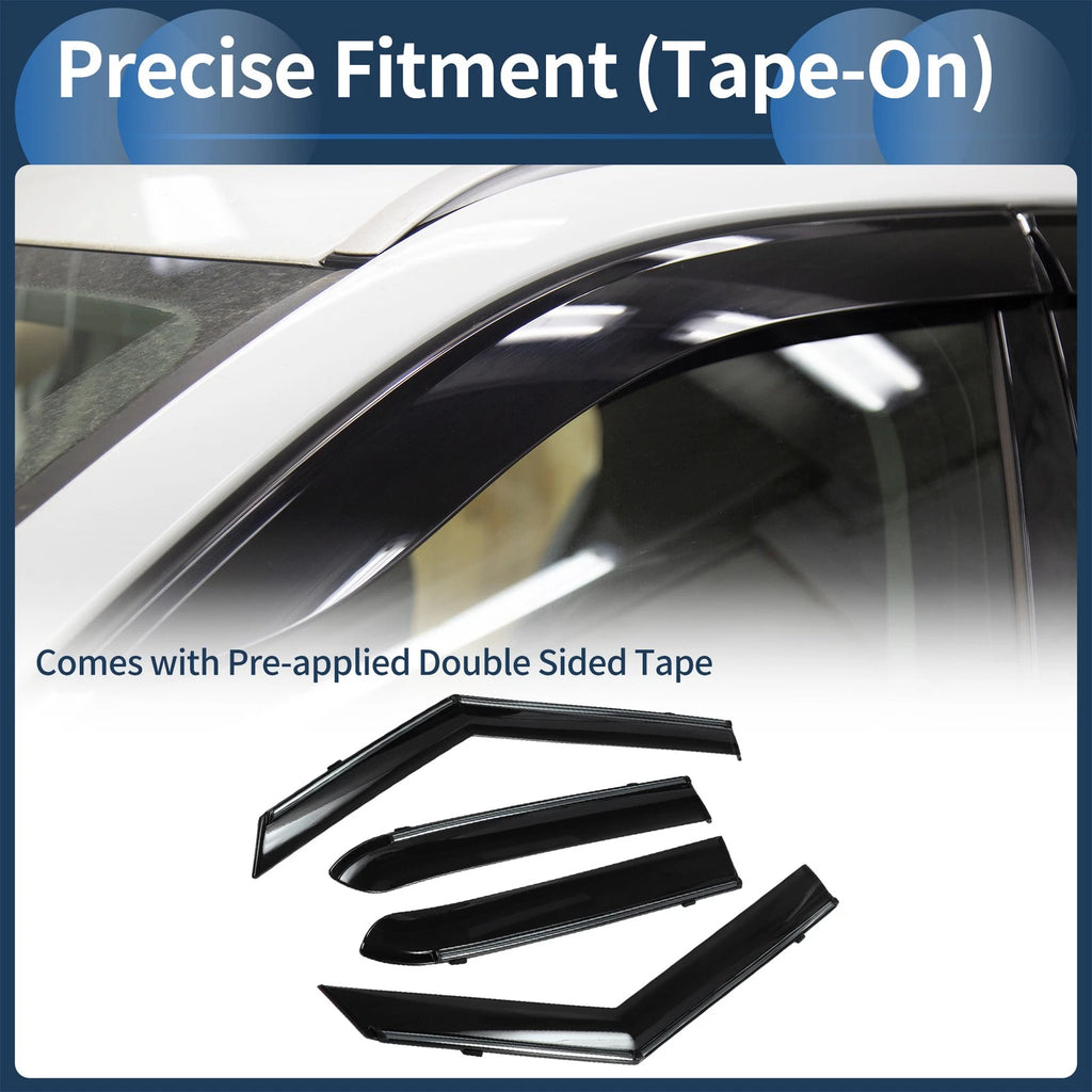 Window Deflectors Side Vent Visors Replacement for Chevrolet Trailblazer (2021–2021)