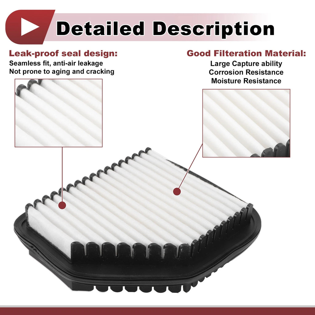 Engine Air Filter Replacement for Mitsubishi DS17W (2018–2024)