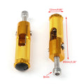 CNC Folding Foot Pegs Rear Set for Universal Motorcycle (Gold)