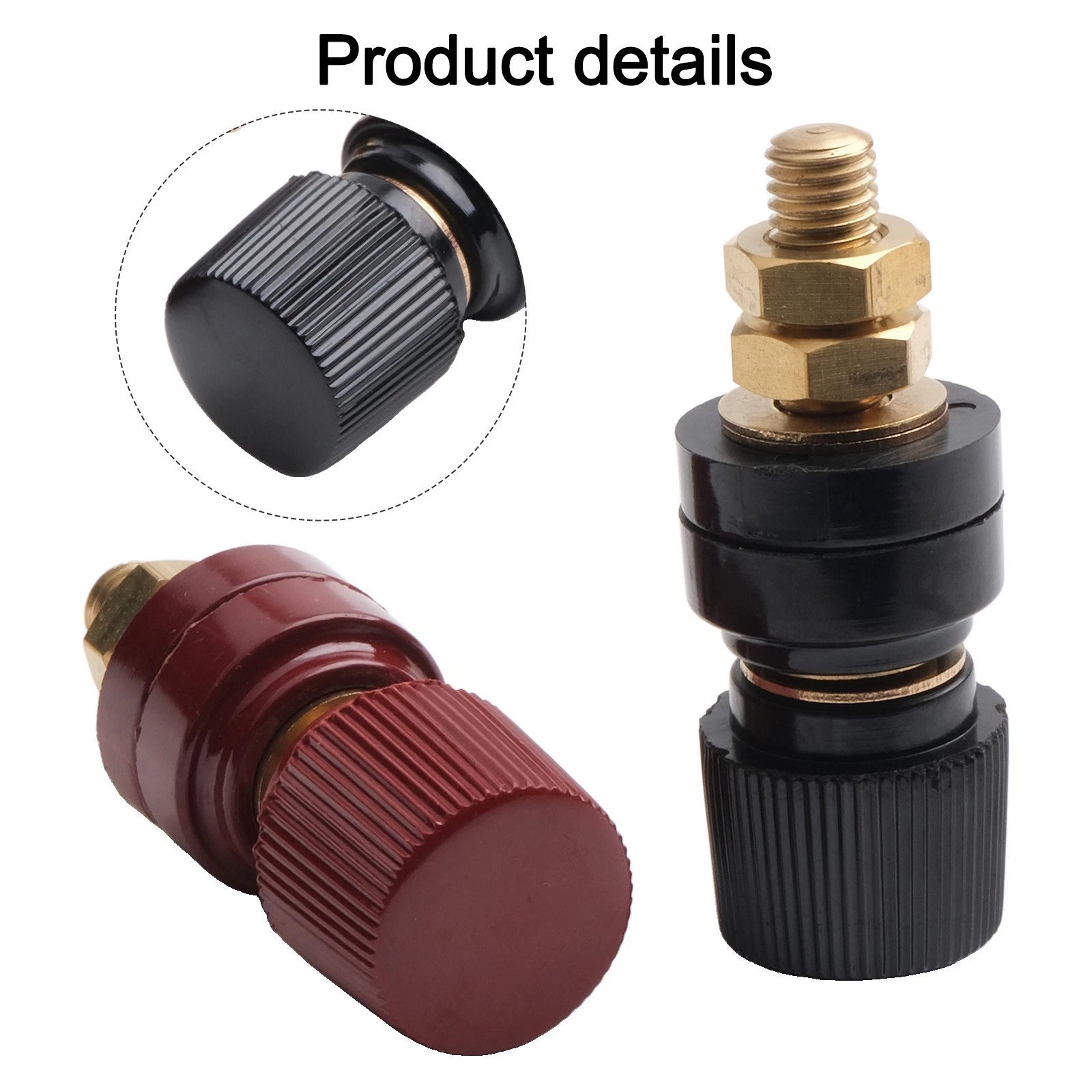Brass Binding Terminals for M10 Thread Welding (300A)