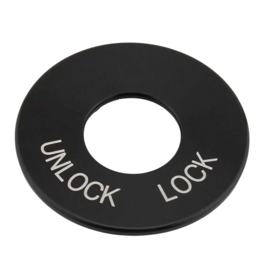 Ignition Fork Lock Trim Insert for Harley Road King FLHR (1994–2024) Black