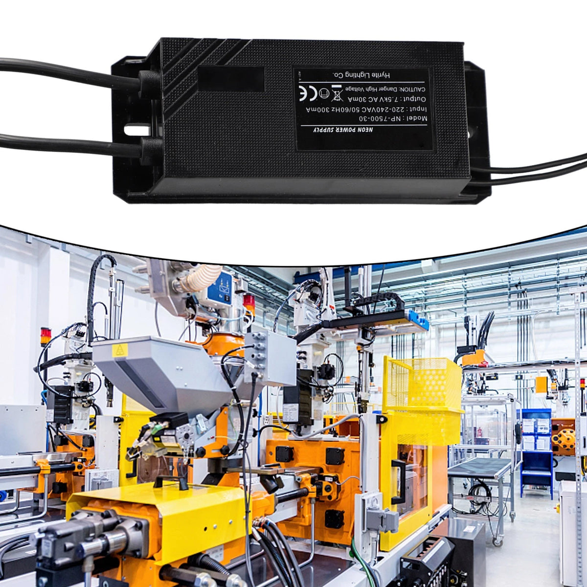 Transformer 220V-240V 7500V 30mA for Automotive Applications