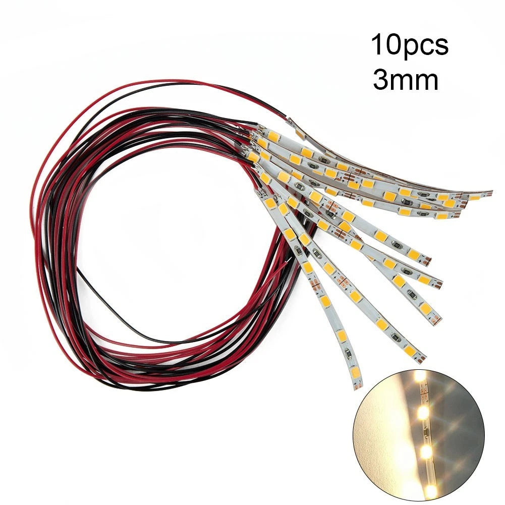 10Pcs Light Strip for Railway Layout Lamps