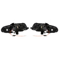 2X Altezza Angel Eye Black Headlights for Holden Commodore (2000–2002)
