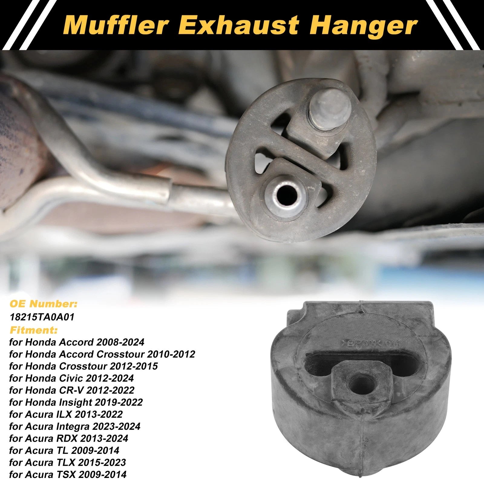 Exhaust Hanger Muffler Mount Replacement for Honda Accord (2008–2024)