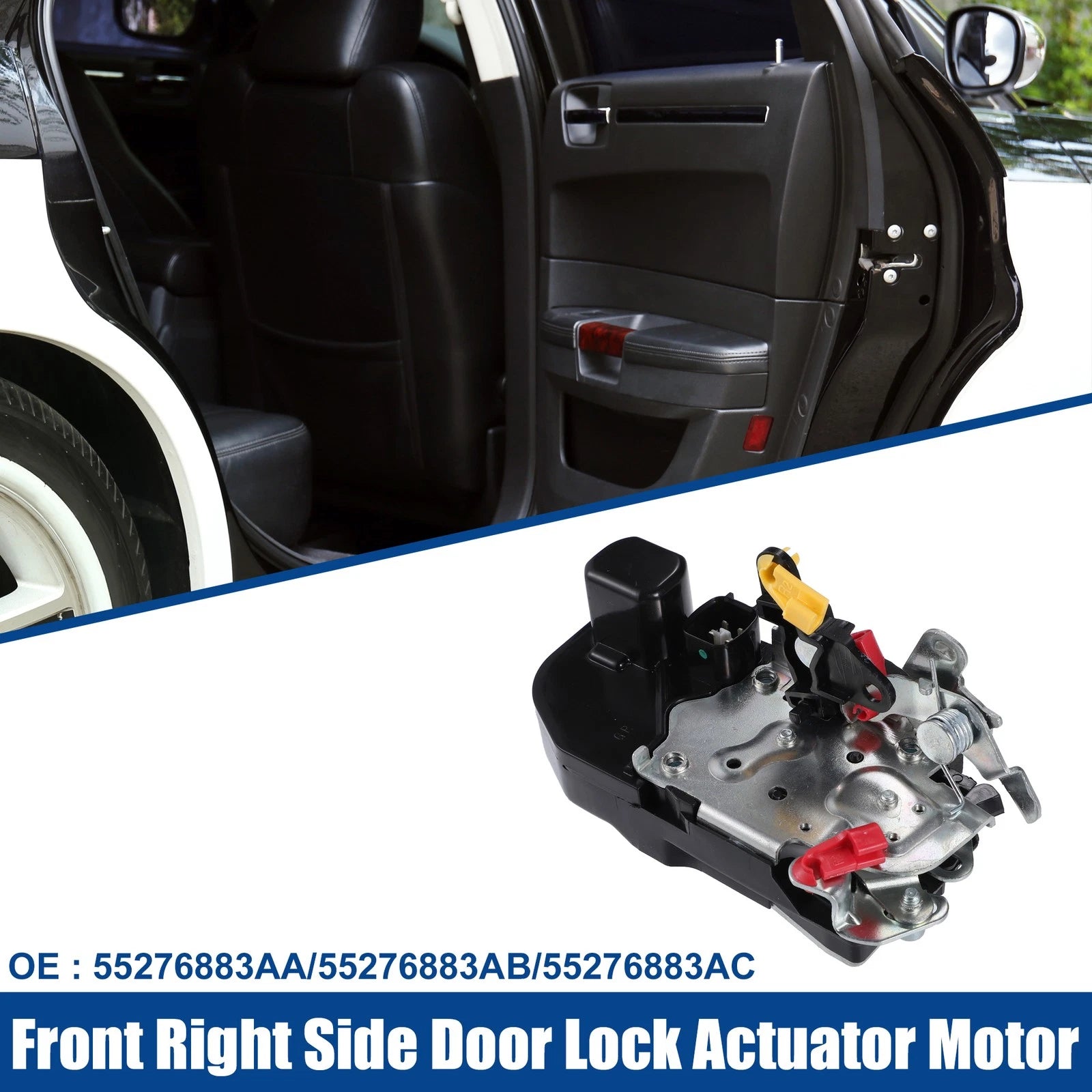 Front Right Door Lock Actuator Motor Replacement for Dodge Ram 1500 (2003–2008)