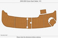 EVA Pad Teak Flooring Mat for Carver 410 Sport Sedan (2002–2003)