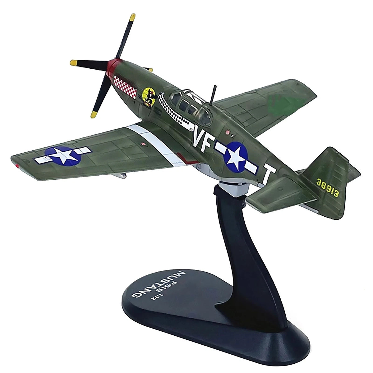 1/72 P-51B Mustang Fighter Model Airplane Toy (WWII)