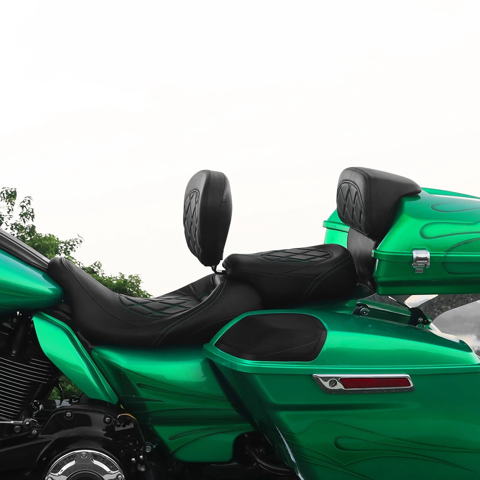 Trunk Backrest Pad for Harley Electra Glide (2014–2025)