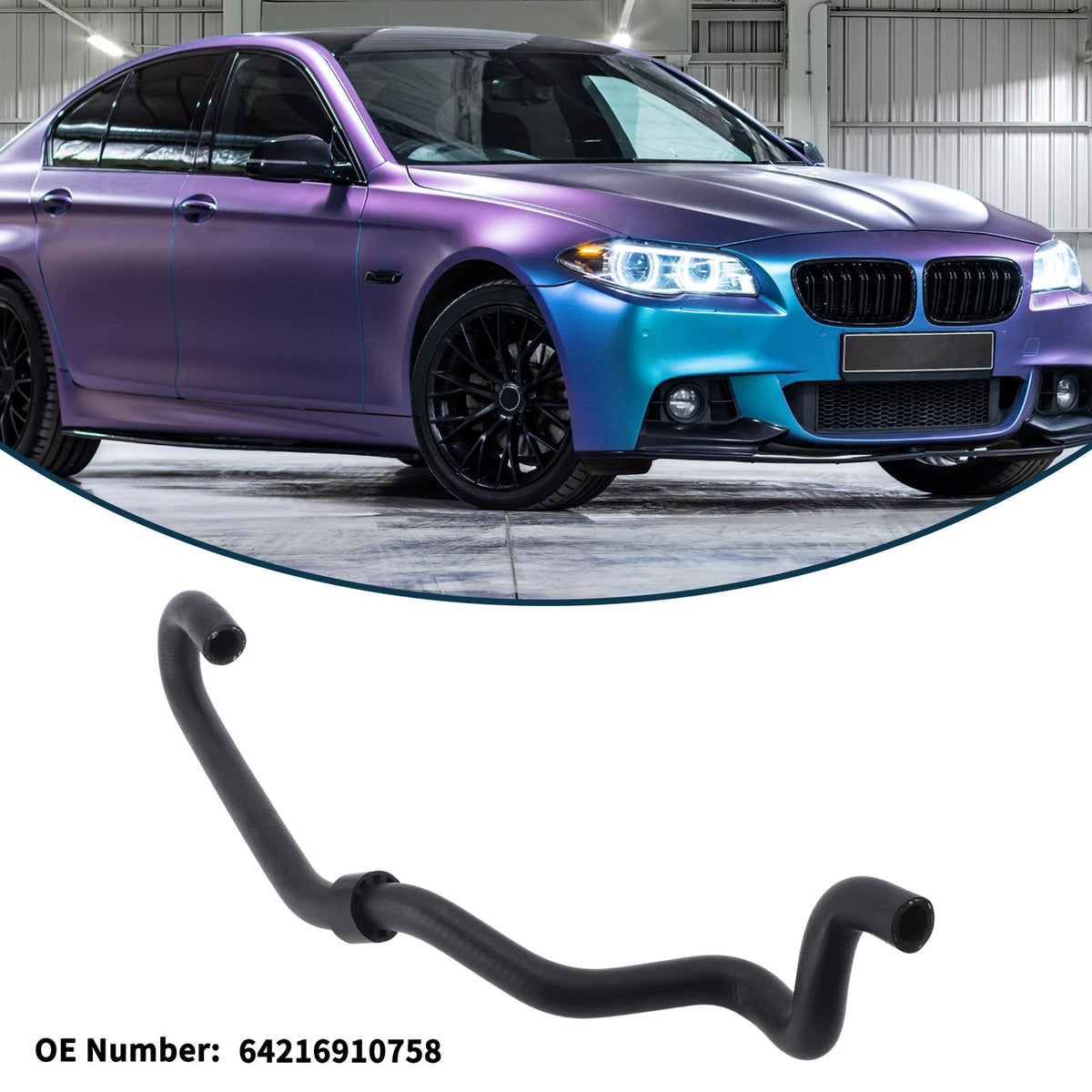 Radiator Hose Replacement for BMW 525i 2006–2007 3.0L Gas