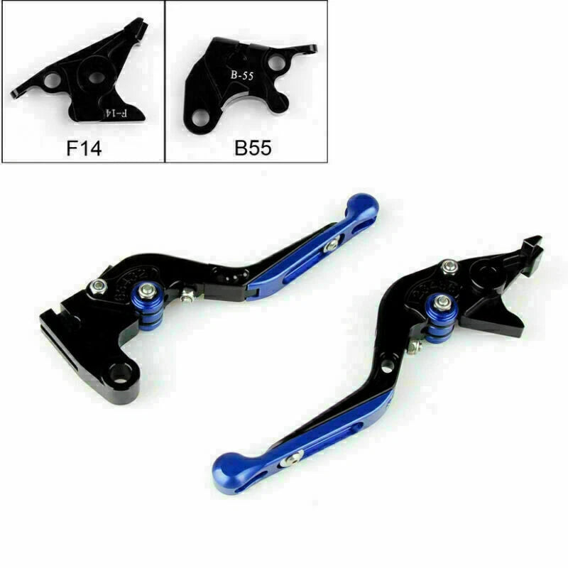 Adjustable Folding Brake Clutch Levers for Buell X1 S1 XB M2 (1996–2009) Blue T9