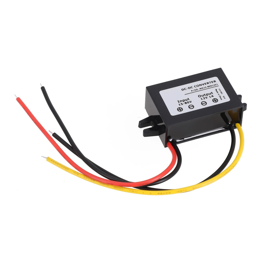 DC 24V/36V/48V/60V to 12V 1A Stepdown Converter for Car (Universal)