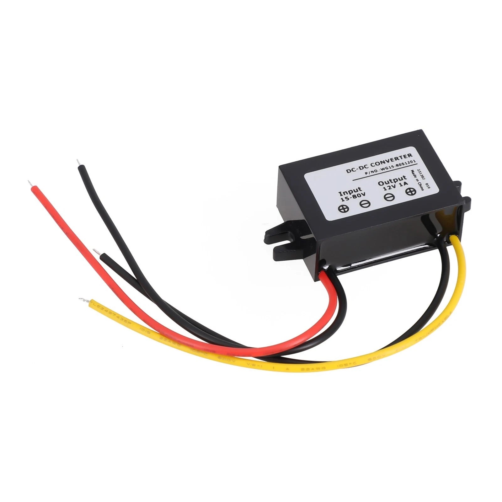 DC 24V/36V/48V/60V to 12V 1A Stepdown Converter for Car (Universal)
