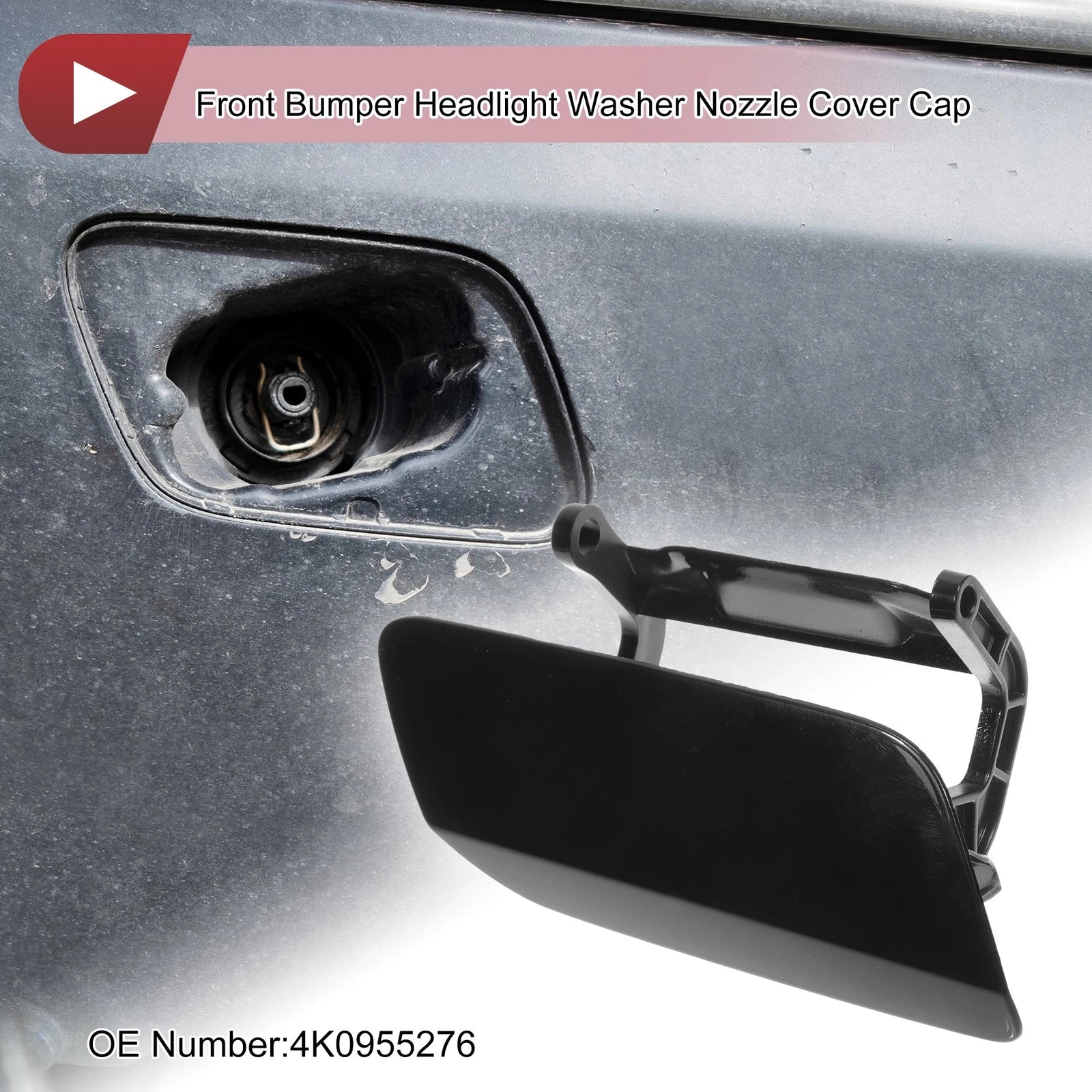 Front Right Windshield Washer Nozzle Cover Cap for Audi A6 (2019–2024)