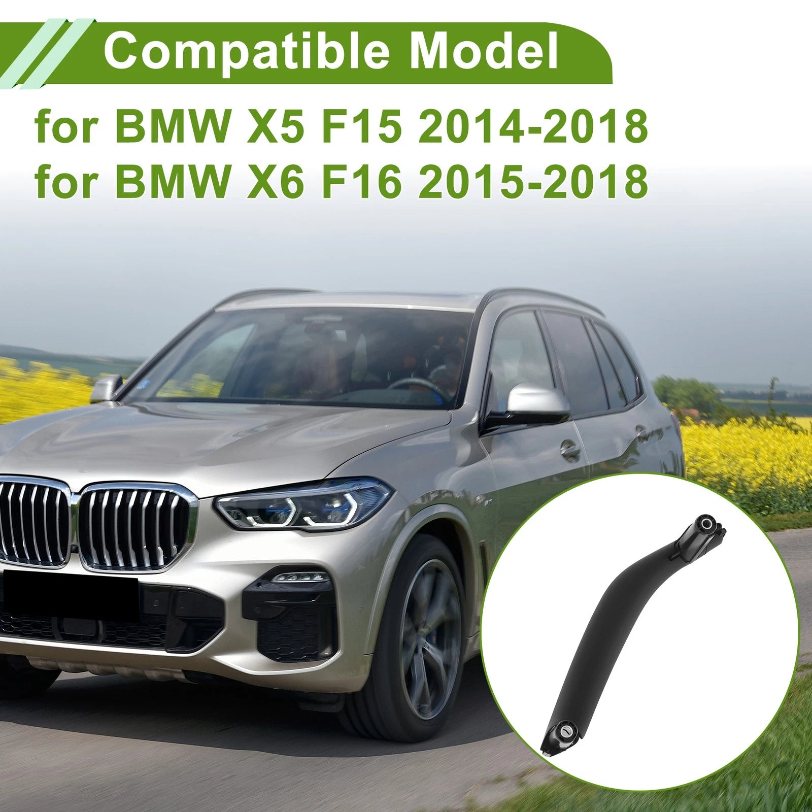 Door Panel Handle Pull Trim Cover for BMW X5 F15 (2014–2018)