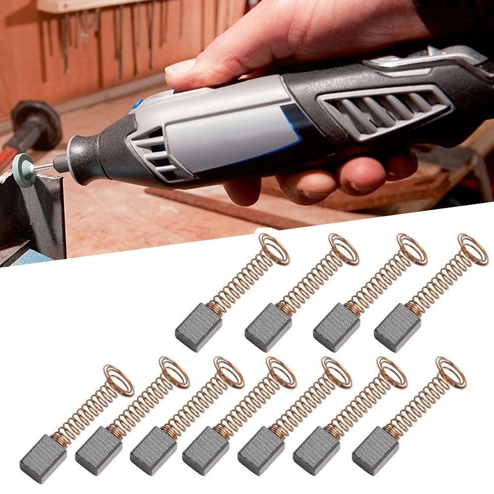 10 Carbon Brushes for D4000 Rotary Tool