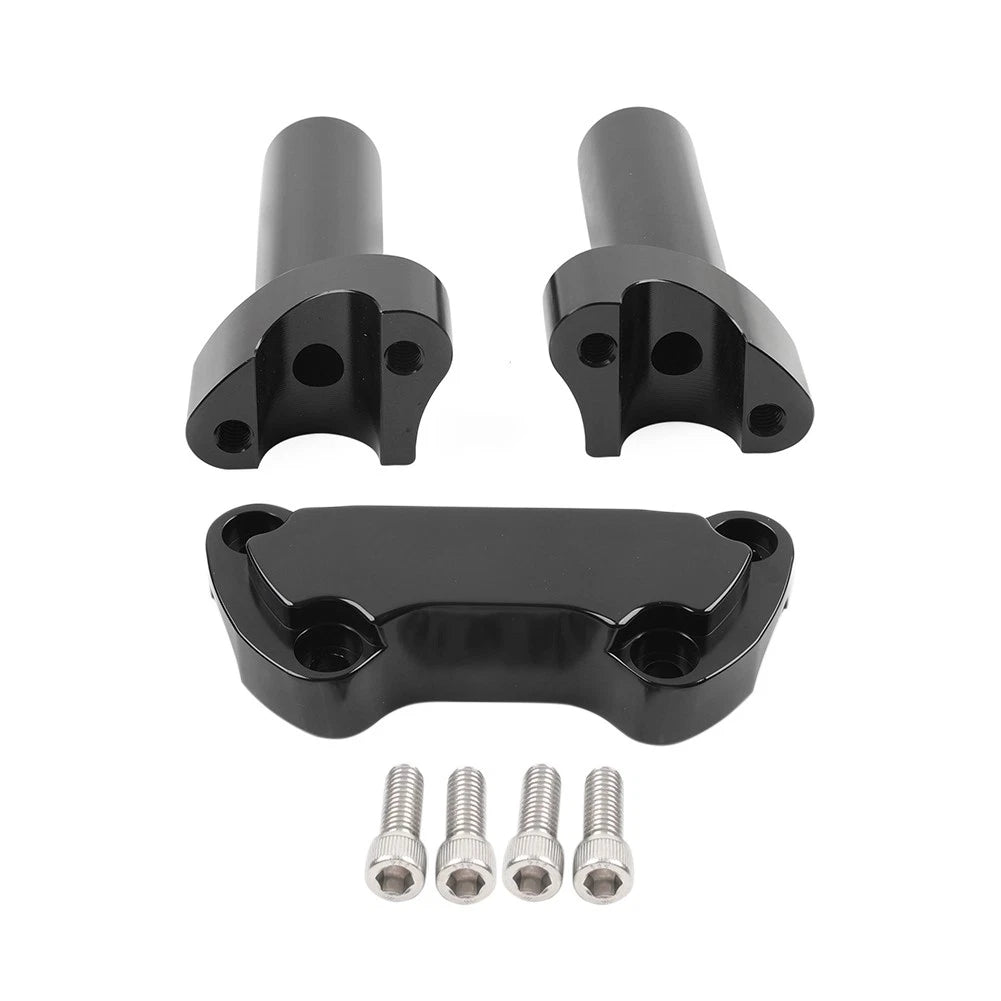 4" Handlebar Risers Top Clamp for Harley Sportster Dyna Softail