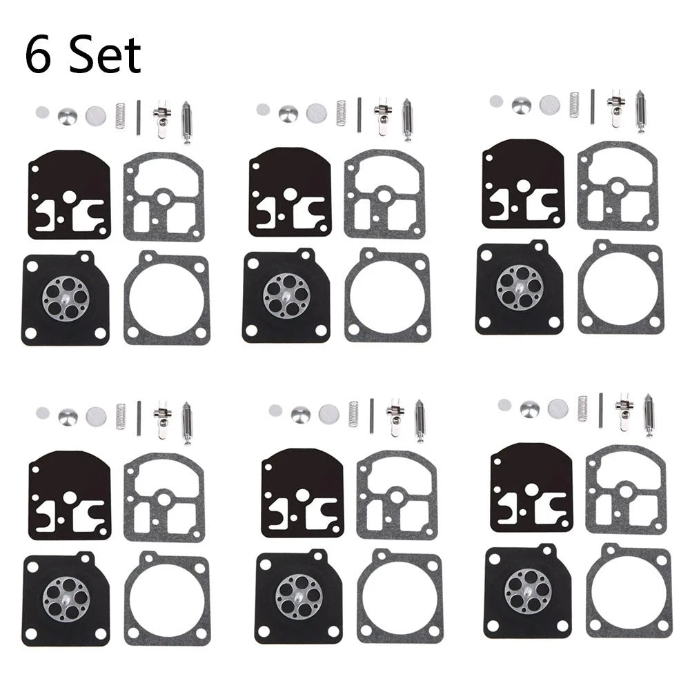 Set of 6 Carburetor Repair Kits for ZAMA RB-11 Stihl 010 011 011AV
