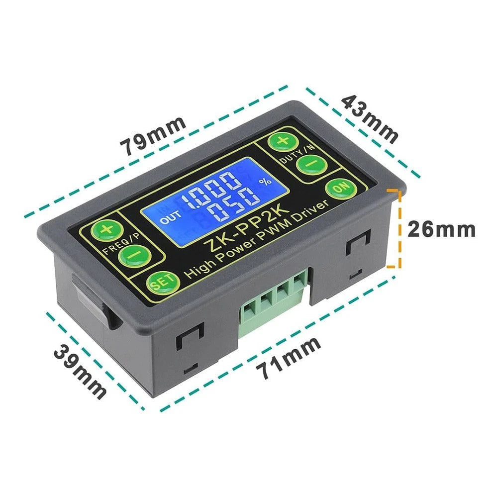 Adjustable Motor Controller for DC Motors (Frequency & Duty Cycle Control)