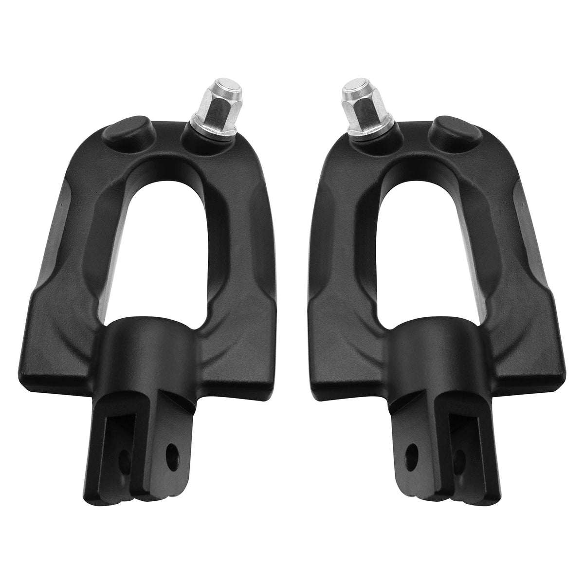 Matte Black Front Driver Pegs Footpegs for Harley Softail Sport Glide (2018–2025)