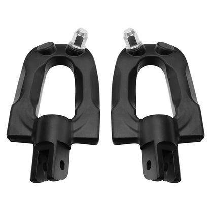 Matte Black Front Driver Pegs Footpegs for Harley Softail Sport Glide (2018–2025)