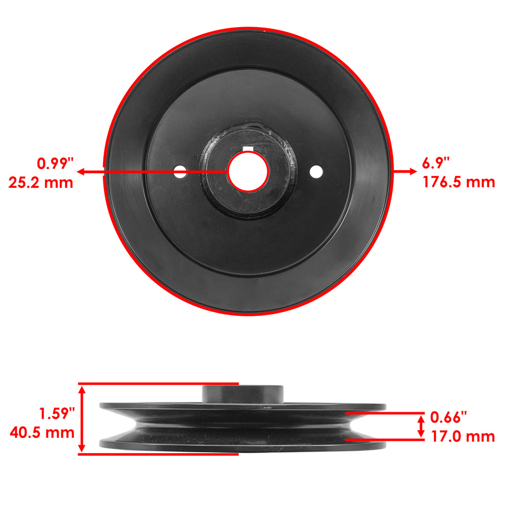 Deck Pulley Replacement for Bad Boy AOS AOS Diesel 72 Inch (2007–2010)