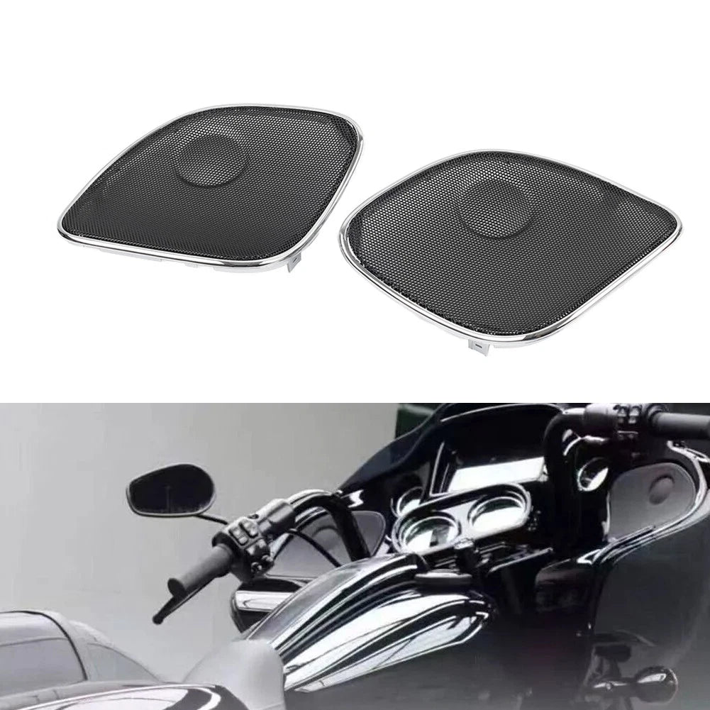 Front Fairing Speaker Grilles Mesh Cover for Harley Road Glide FLTRX (2015–2023)