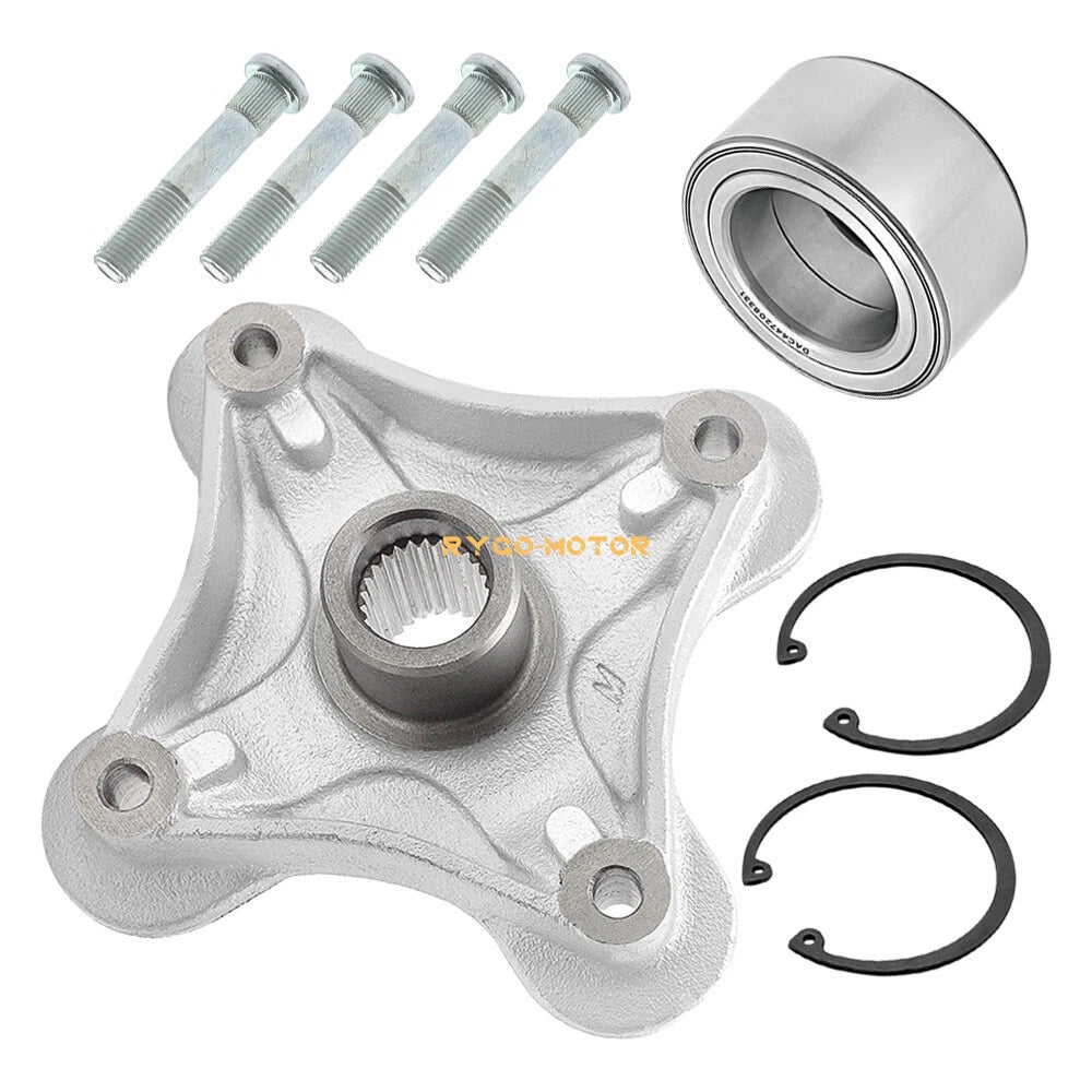 Front Wheel Hub & Studs Bearing for Polaris Scrambler 850, Sportsman 850/XP 1000