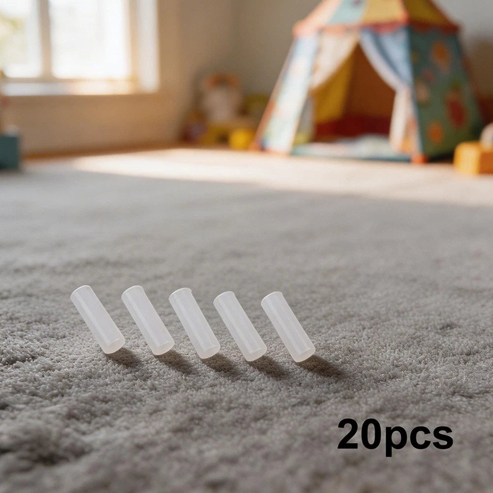 Set of 20 Straight Connectors for Camping Tent Poles (8.5mm)