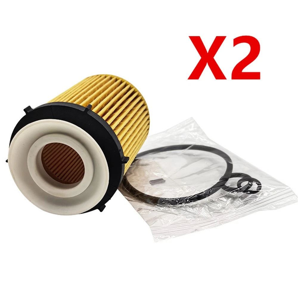 2X Engine Oil Filter Kit for Mercedes-Benz GLB250 GLB35 GLA35 AMG E350 C300