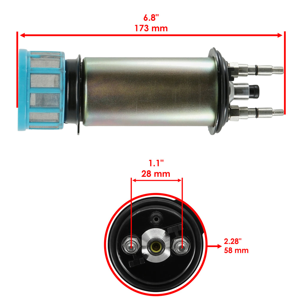 Fuel Pump Replacement for Mercruiser Marine 7.4L Bravo 1994–1997