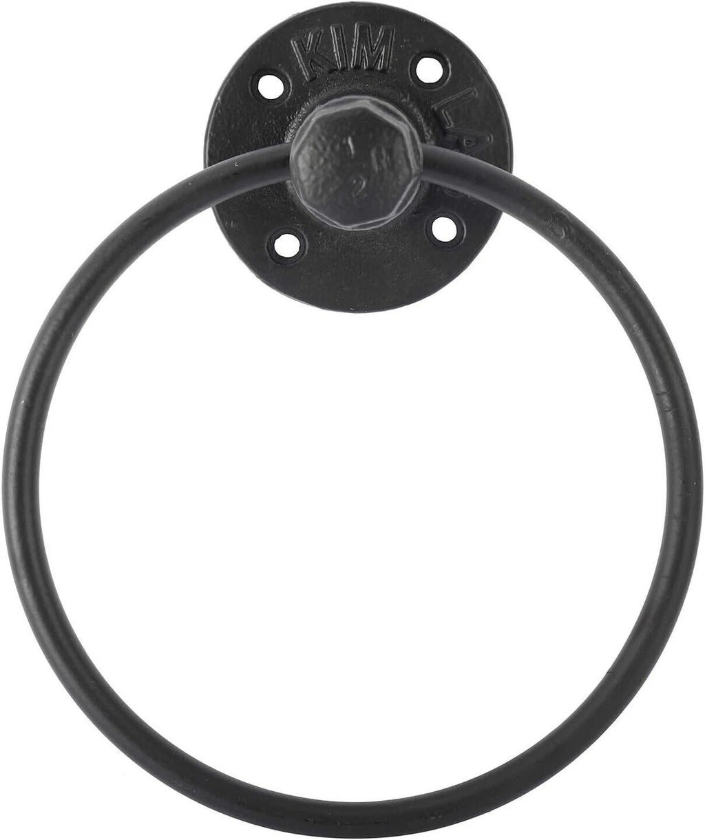 Round Towel Ring Holder for Bathroom Kitchen (Rust-Resistant)