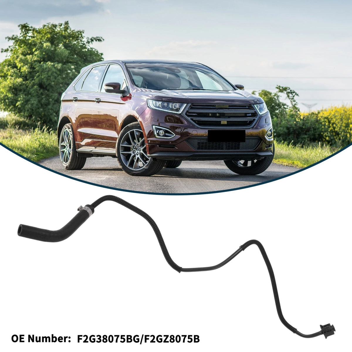 Radiator Hose F2G38075BG/F2GZ8075B for Ford Edge (2015) Rubber